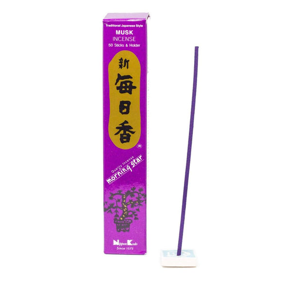 nippon kodo morning star incense 50pcs musk