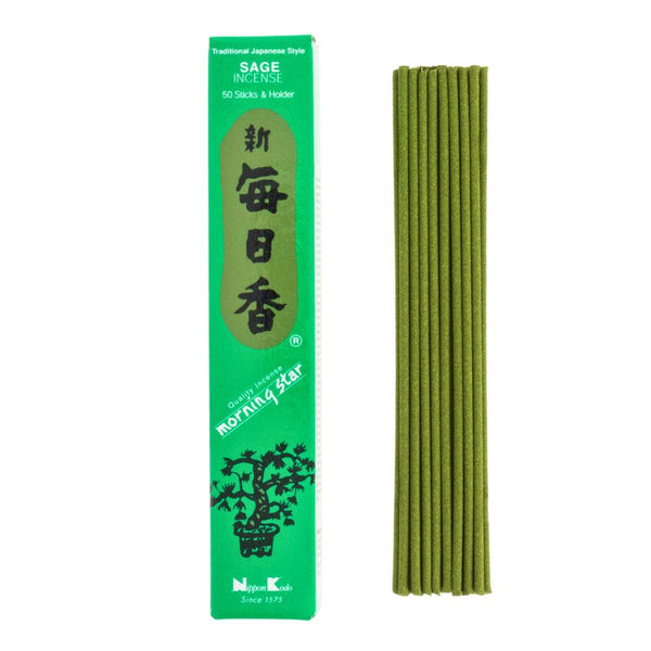 nippon kodo morning star incense 50pcs white sage