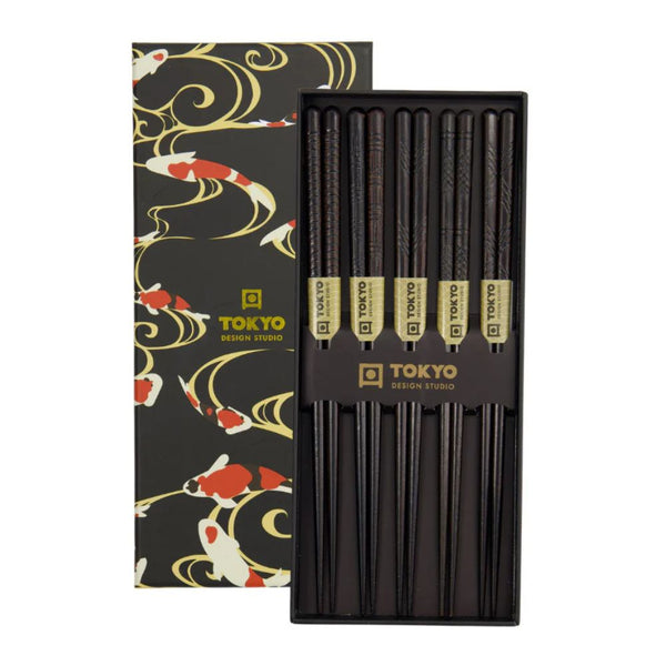 tokyodesign chopstick giftset 5pcs carp