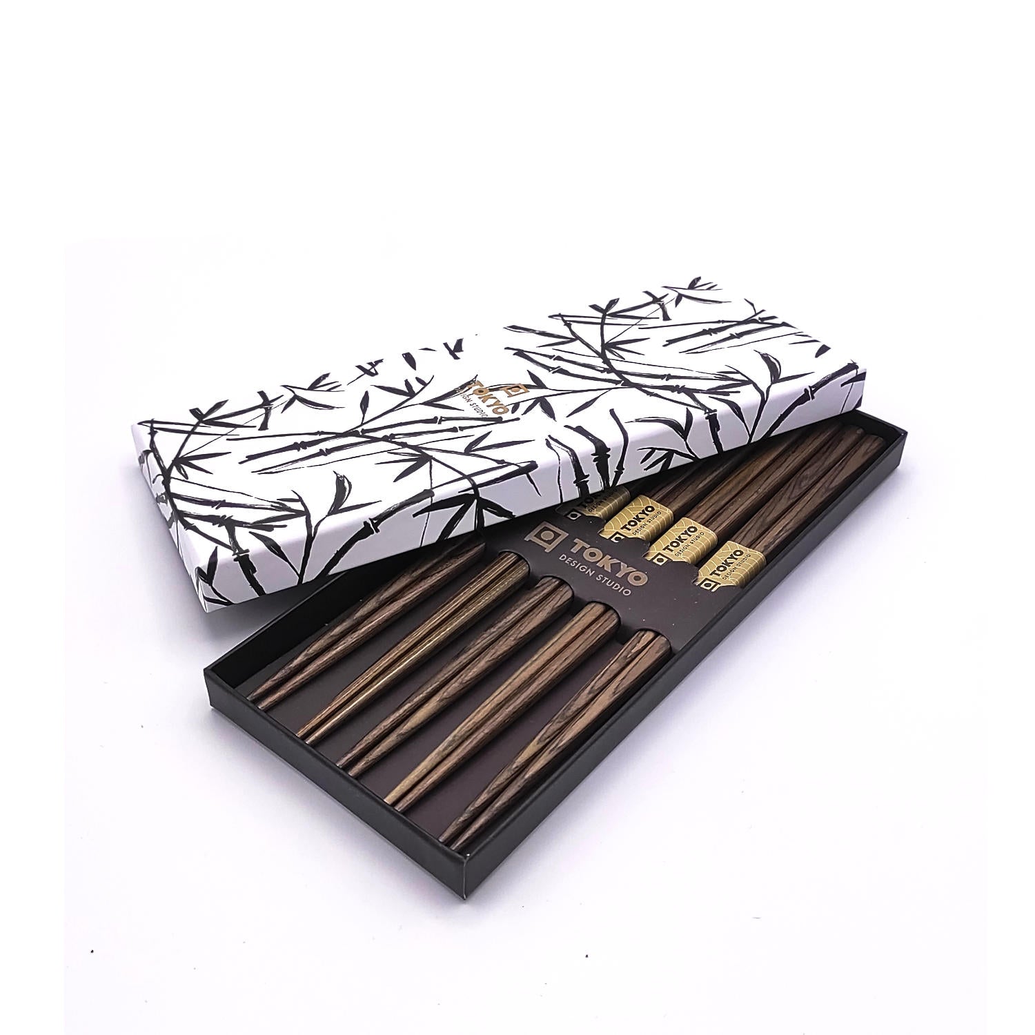 Chopsticks Giftbox 5er Set Wood