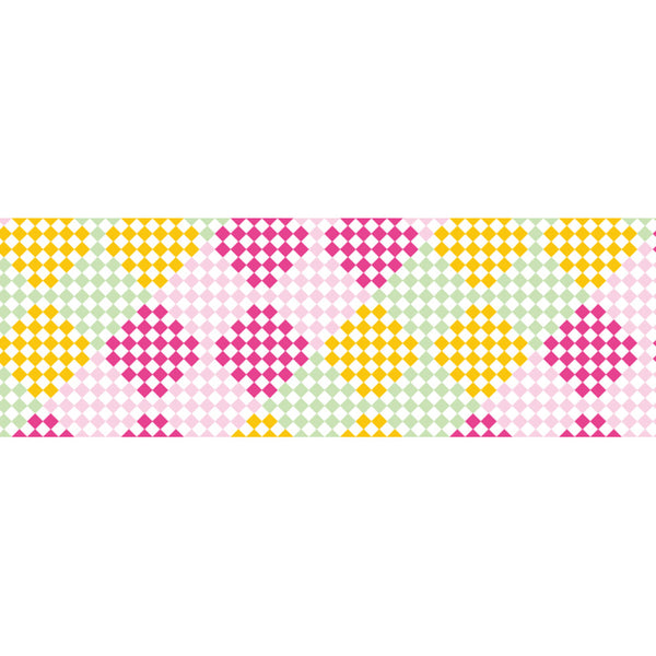MT Masking Tape / Washi - Design: Checkers Stripe Pink
