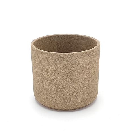 japanese Hasami porcelain cup stone front