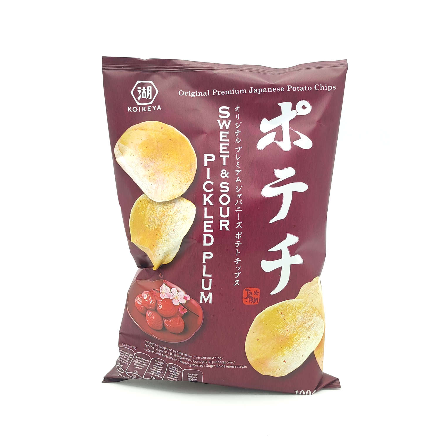 Koikeya Potato Chips Sweet Sour Ume 100g