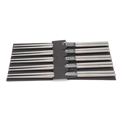TDK Stainless Steel 5er Chopstick Set